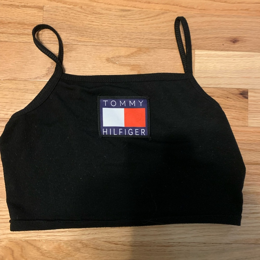 tommy hilfigur cropped tank top